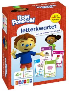 Rompompom letterkwartet Rompompom letterkwartet