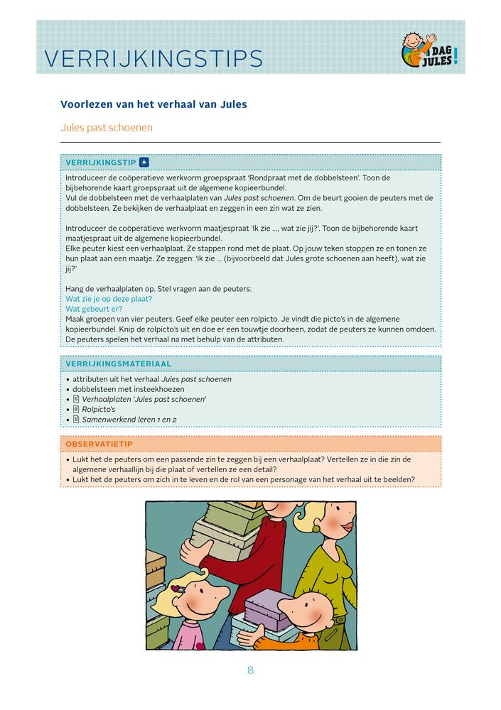 Verrijkingsbundel bij Themamap 3 Dag Jules 1ste kleuterklas